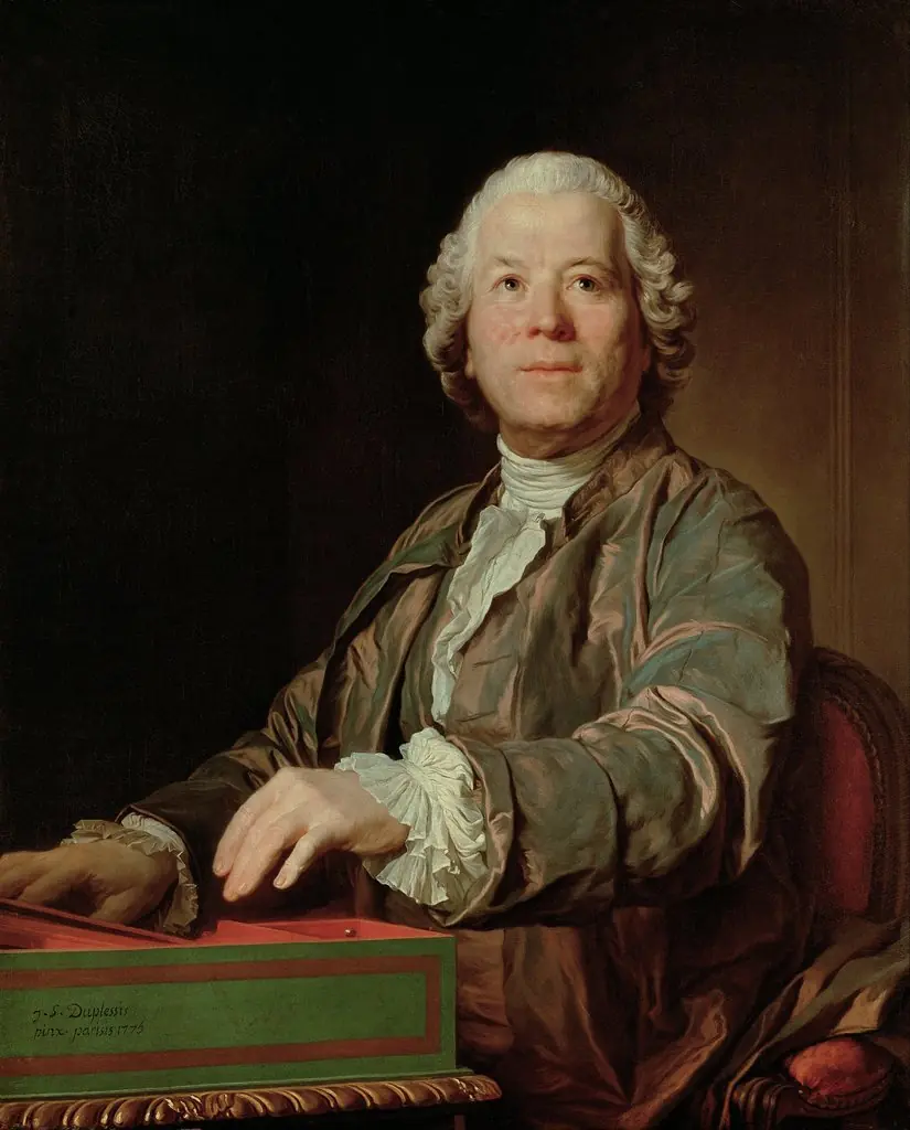 Cristoph Wilibald von Gluck at the Spinet, by Joseph Siffred Duplessis