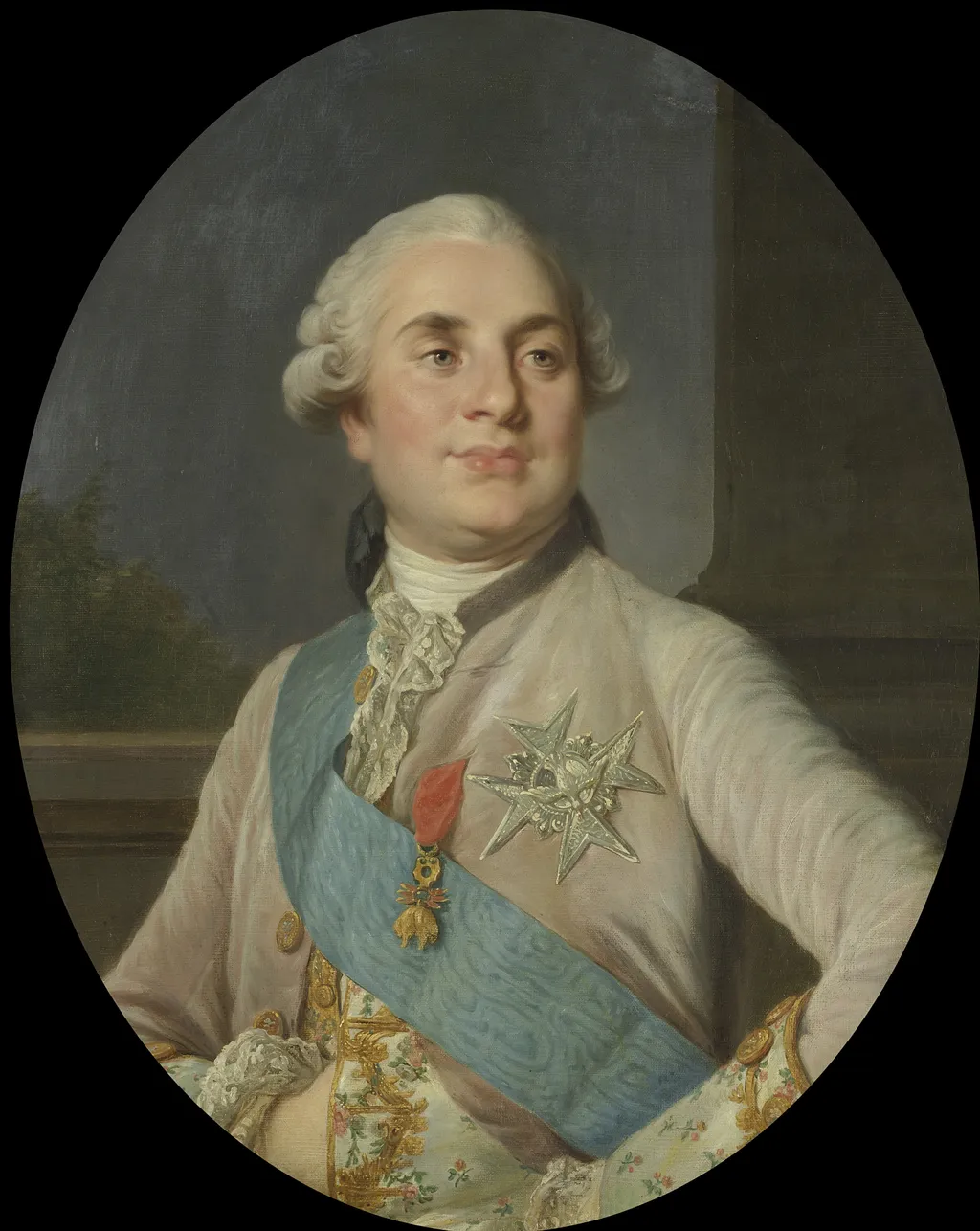 Portrait of Louis XVI, King of France, by Joseph Siffred Duplessis, oil, 1792