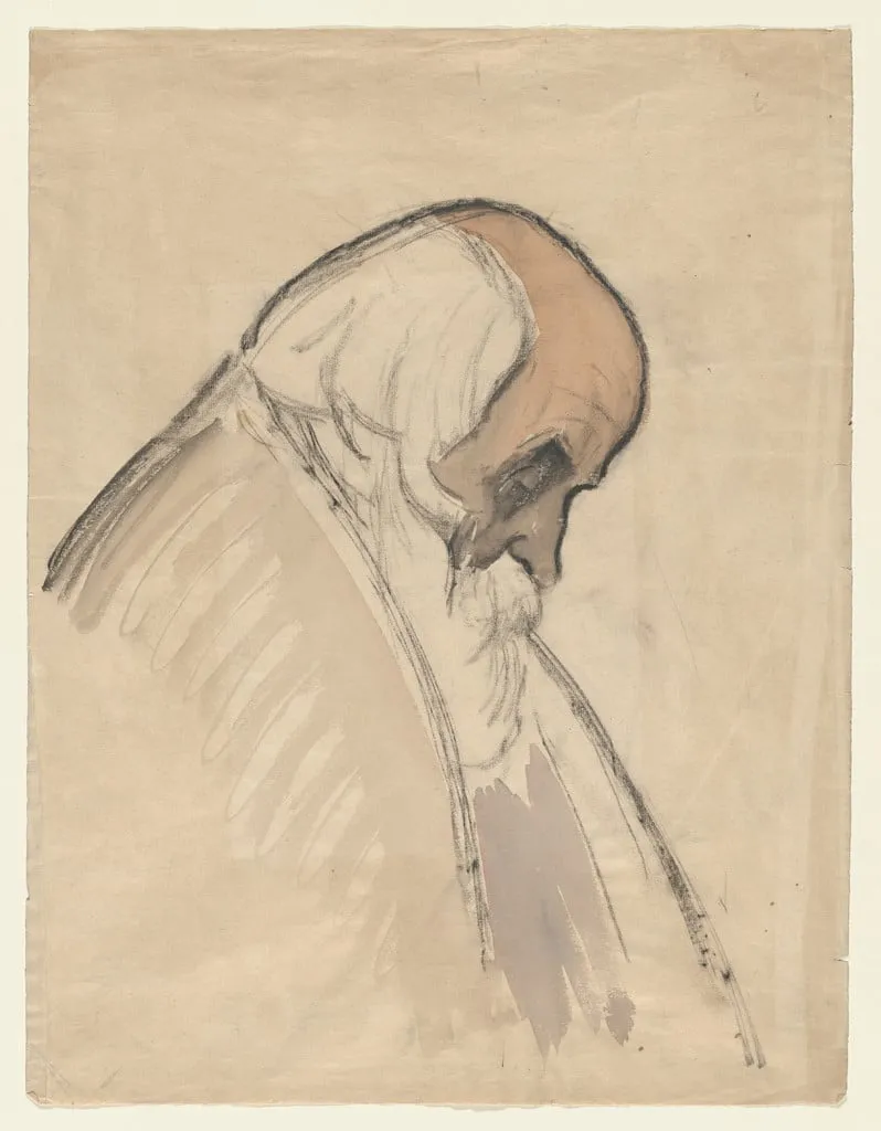 Untitled, by Joseph Stella, charcoal, 1939