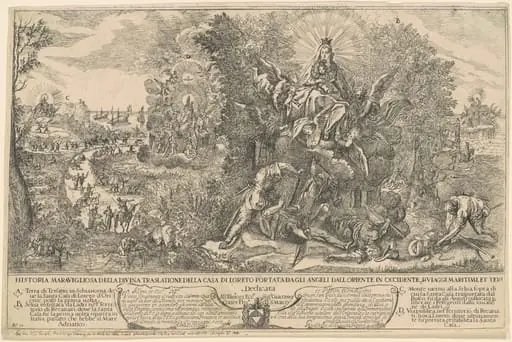 The Transport of the Holy House of Loreto, by Joseph the younger Heintz