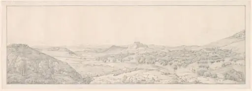 Panorama toward Athens from the Garden of Aphrodite, by Joseph Thürmer