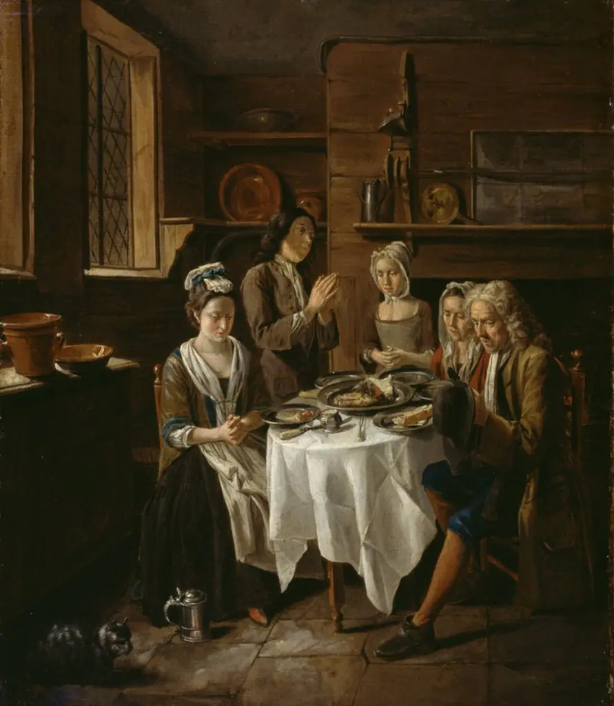 Saying Grace, by Joseph Van Aken