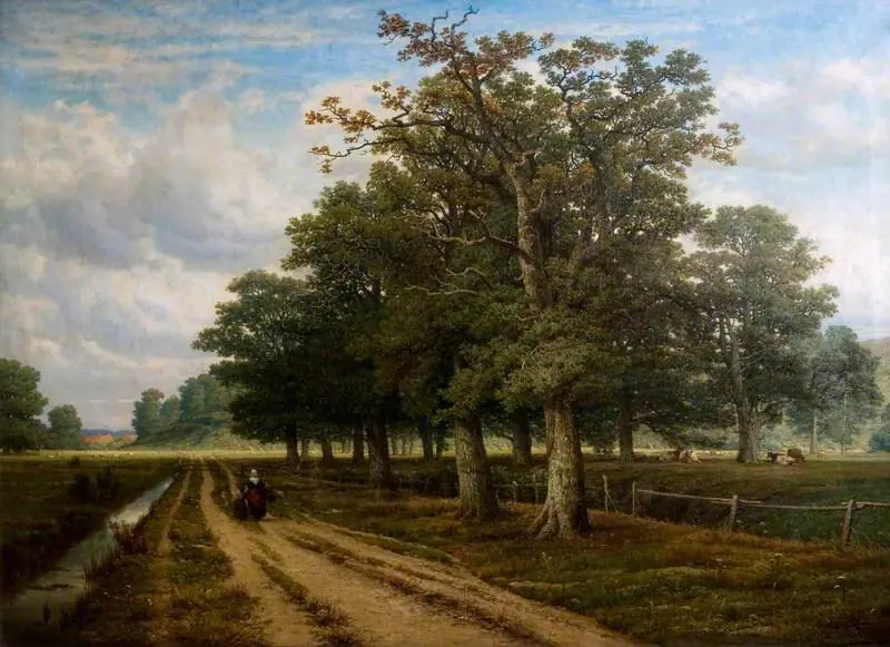 View in Moyland near Cleves, Germany, by Joseph Van Luppen