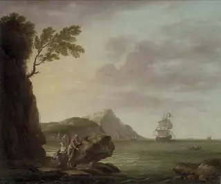 Coastal Scene, by Joseph Vernet