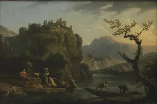 Mountain Landscape with a River, by Joseph Vernet