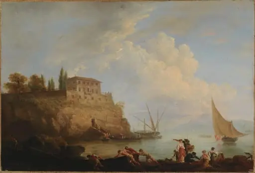 Satama Etelä-Ranskassa, by Joseph Vernet