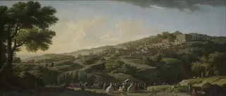 Villa at Caprarola, by Joseph Vernet