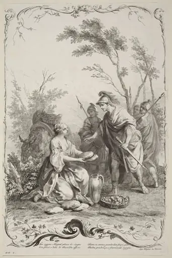 David and Abigail, by Joseph Wagner