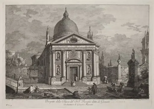 Prospetto della Chiesa del SS. Rosario detta de' Gesuati, by Joseph Wagner