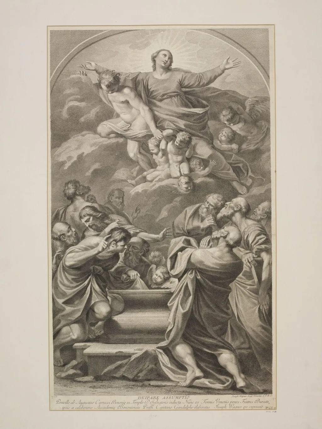 The Assumption of the Virgin, by Joseph Wagner, 1750