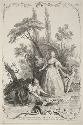 The Finding of Moses, by Joseph Wagner