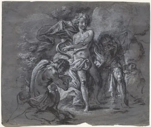 The Contest between Apollo and Pan before King Midas, by Joseph Werner
