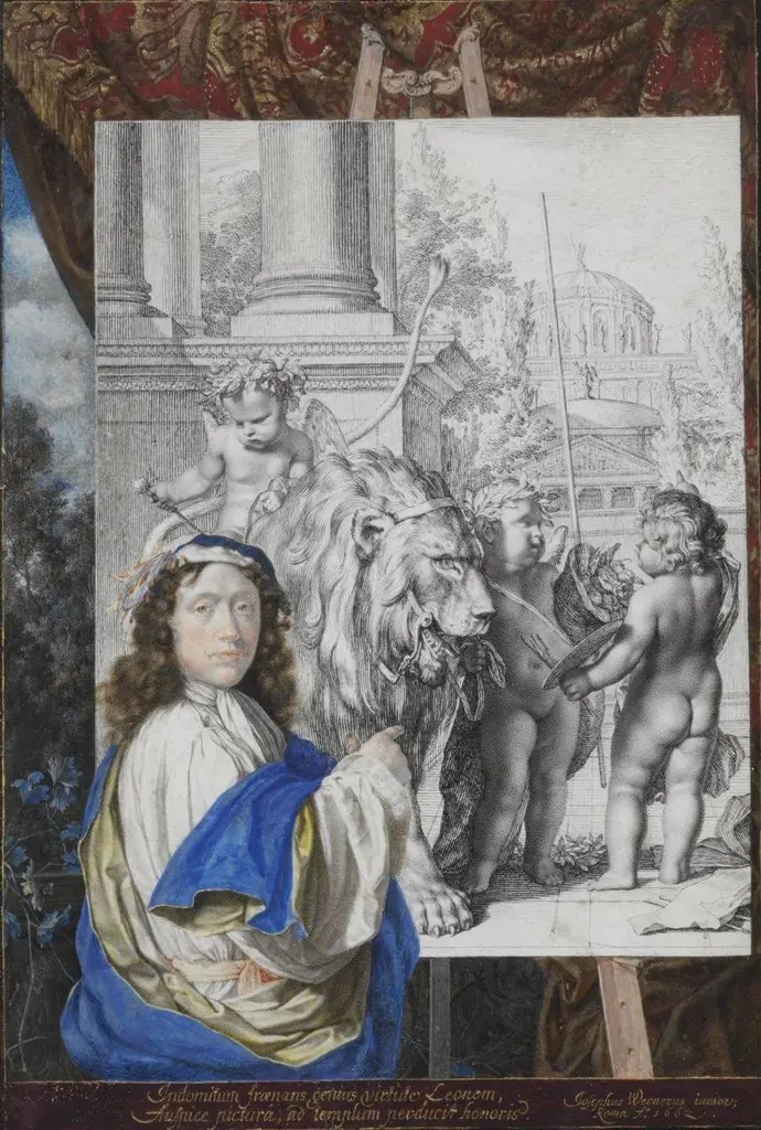 Self-portrait, by Joseph Werner the Younger