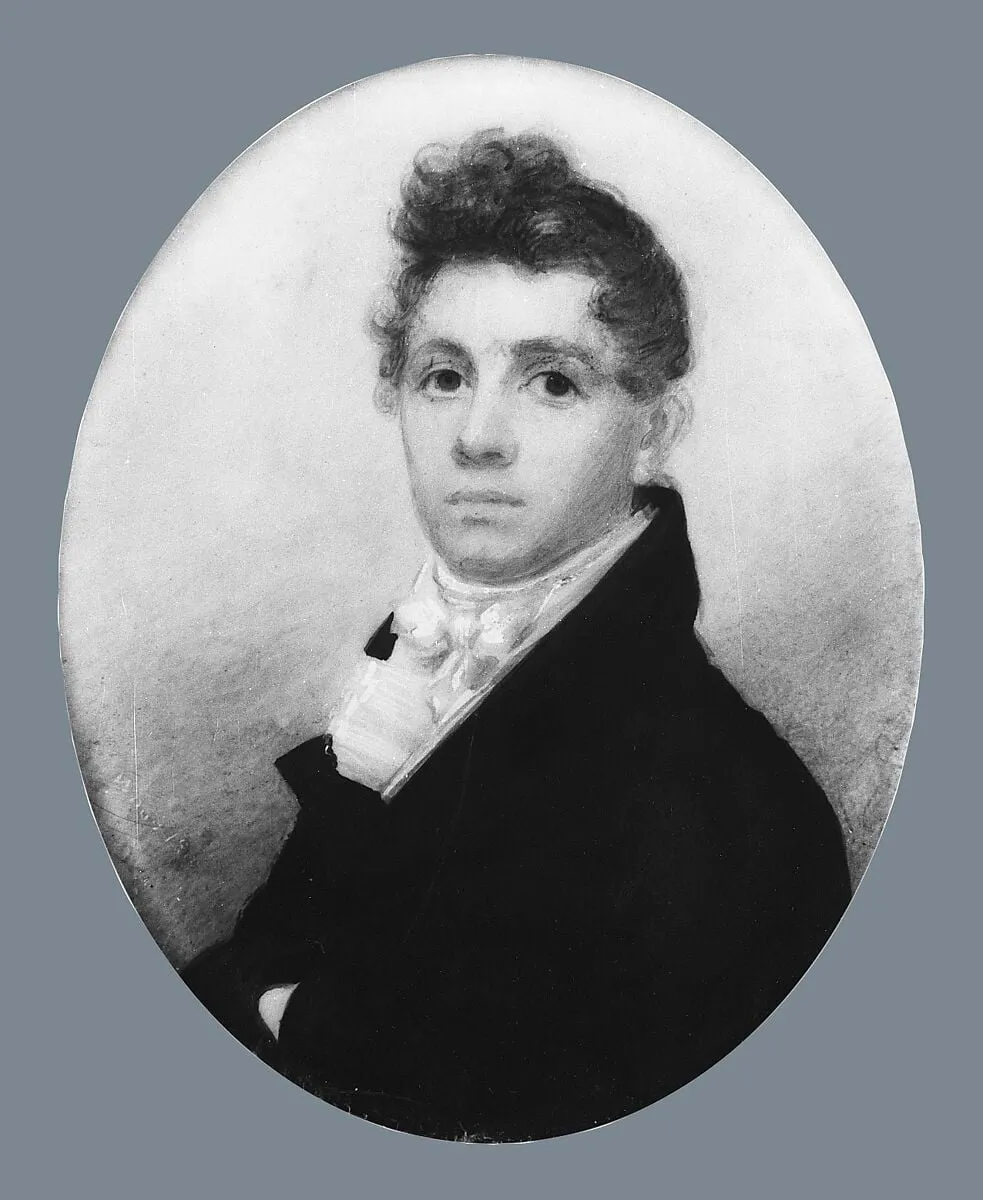 George William Fairfax, by Joseph Wood, watercolor, 1816