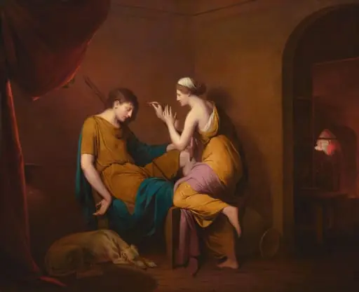 The Corinthian Maid, by Joseph Wright
