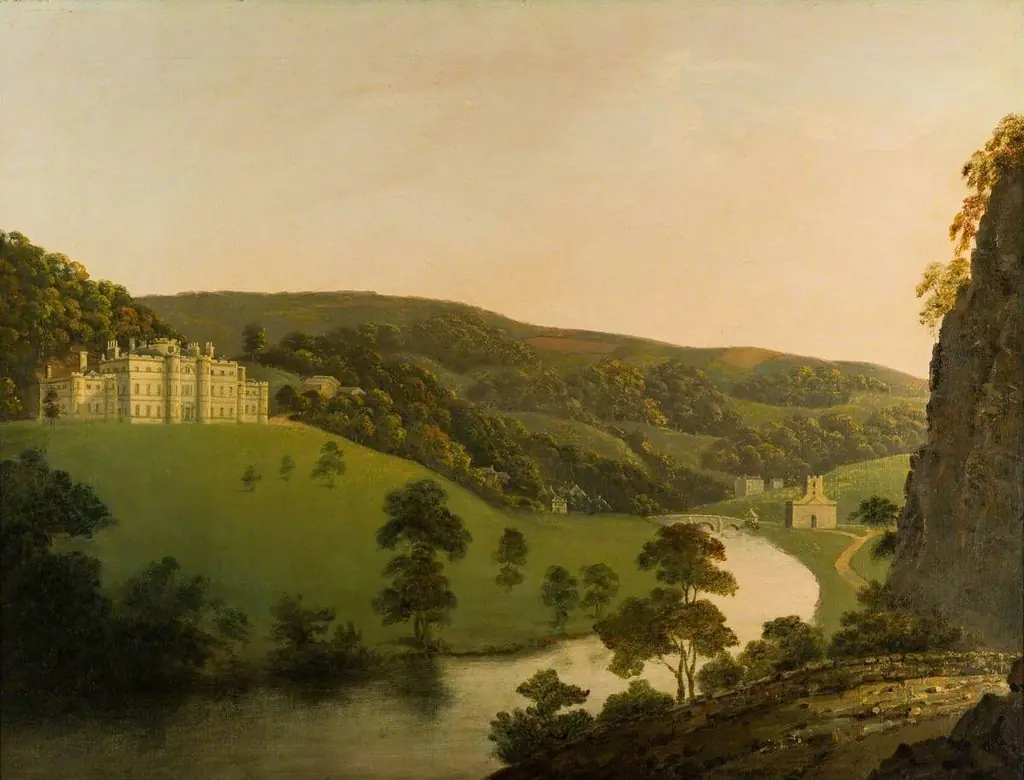 A View of Cromford Bridge, by Joseph Wright of Derby