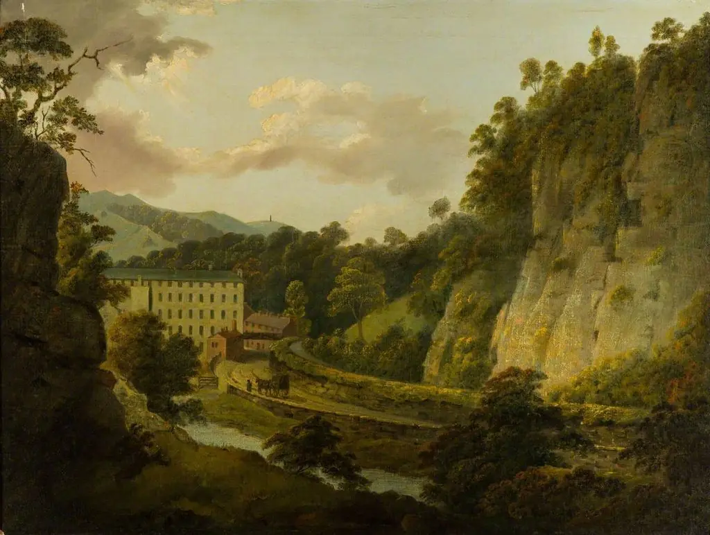 Arkwright's Mills, by Joseph Wright of Derby