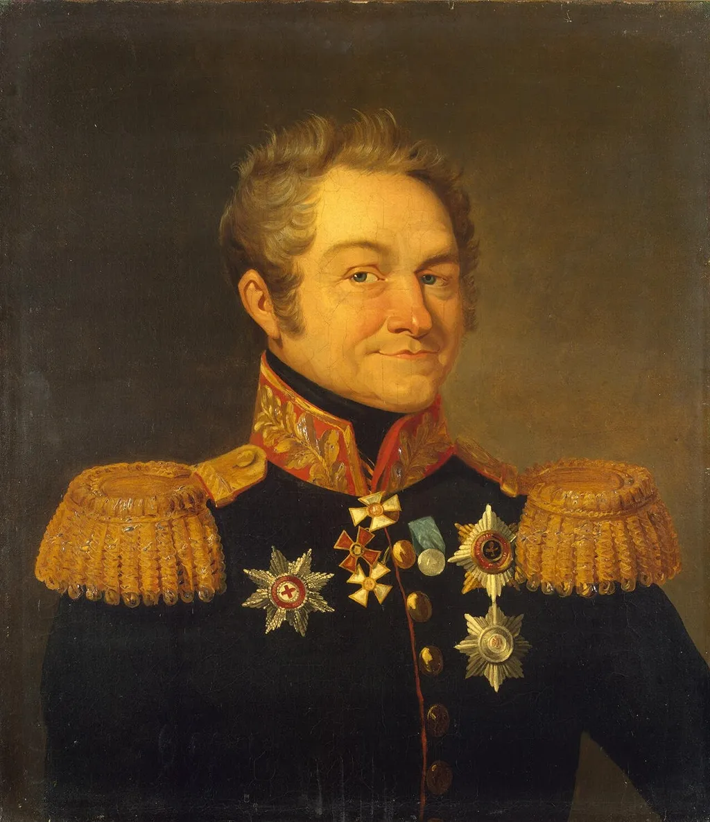 Portrait of Alexander B. Fock (1763-1825), by Joseph Wright of Derby, oil