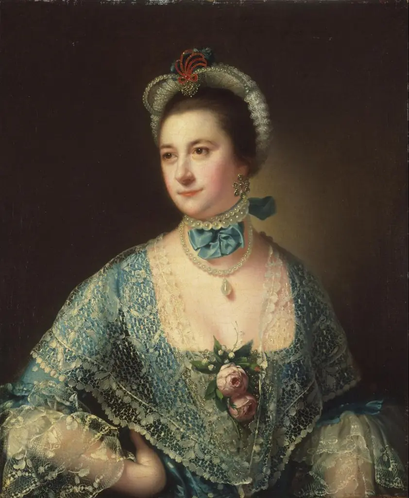 Portrait of Mrs. Charles Lindegren, by Joseph Wright of Derby