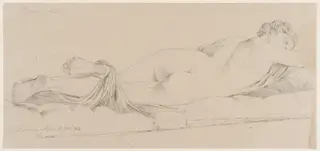 Reclining Hermaphrodite, by Joseph Wright of Derby