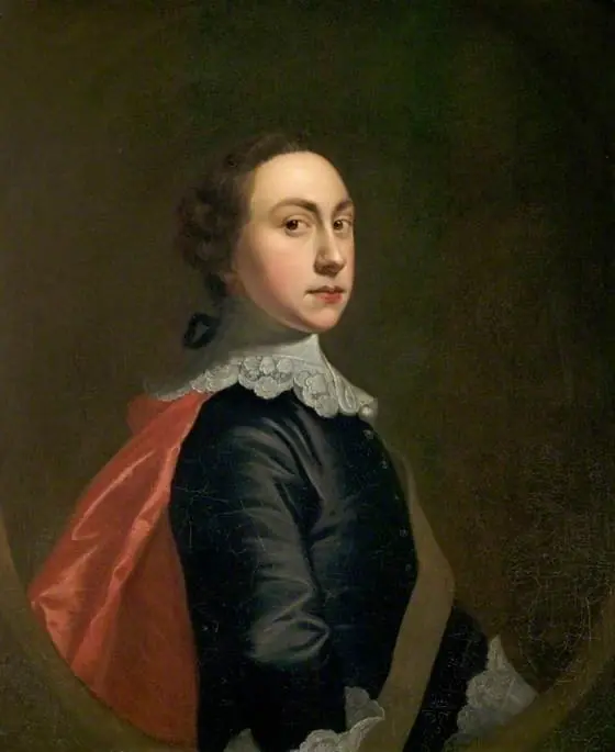 Self Portrait in Van Dyck Costume (aged about twenty), by Joseph Wright of Derby