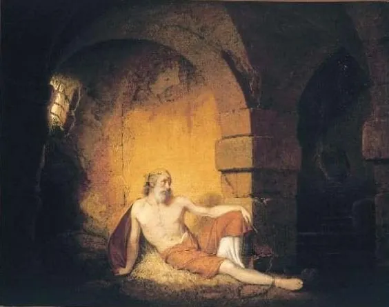 The Captive, by Joseph Wright of Derby, unspecified, 1774