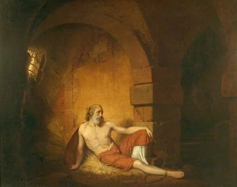 The Captive (from Laurence Sterne's 'A Sentimental Journey'), by Joseph Wright of Derby