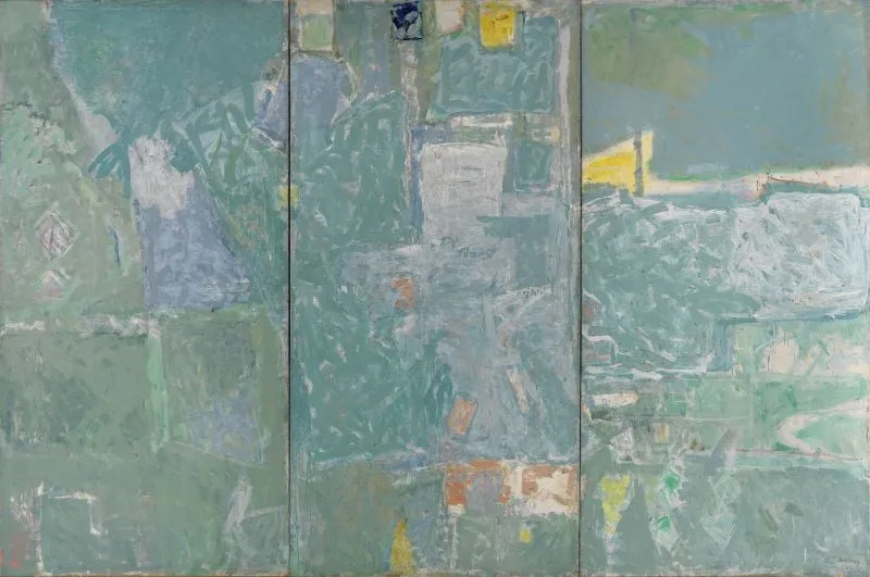 Painting, by Joseph Zaritsky, paint, 1964