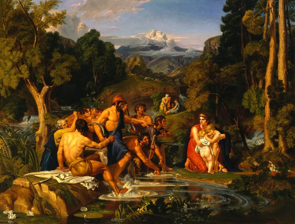 Latona and the Lycian Peasants, by Joshua Cristall