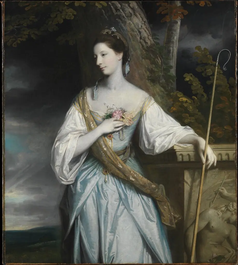 Anne Dashwood (1743–1830), Later Countess of Galloway, by Joshua Reynolds