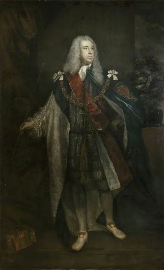 Charles Fitzroy, 2nd Duke of Grafton, by Joshua Reynolds, oil, 1756
