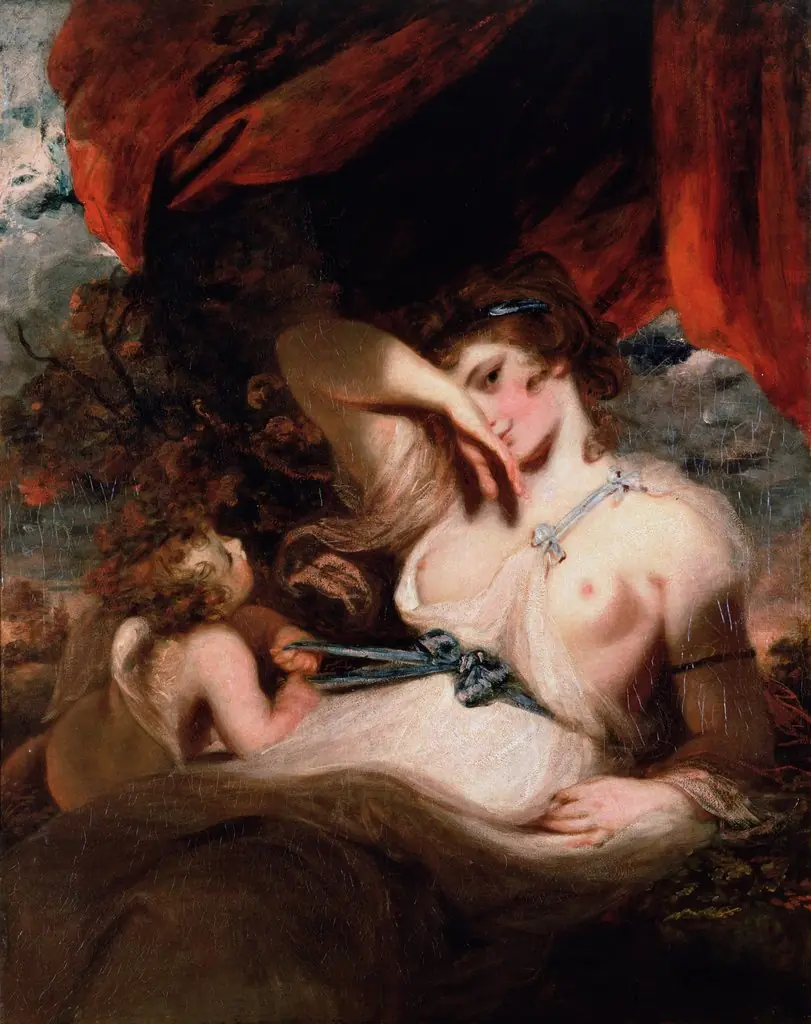 Cupid Untying the Zone of Venus, by Joshua Reynolds