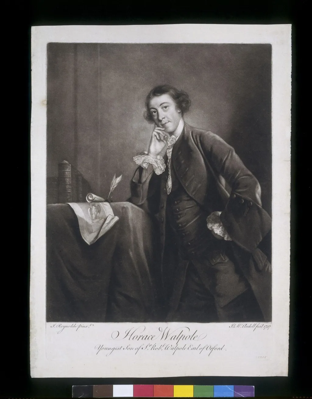Horace Walpole, by Joshua Reynolds, 1757