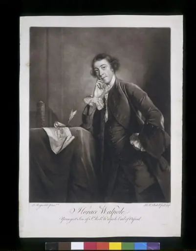 Horace Walpole, by Joshua Reynolds