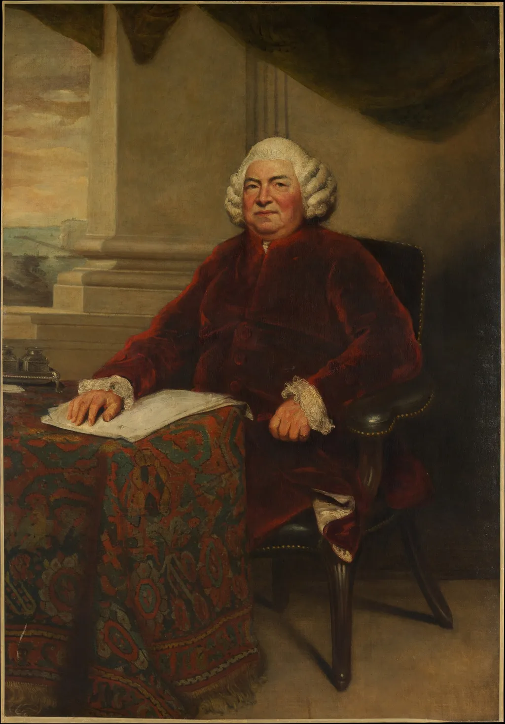 John Barker (1707–1787), by Joshua Reynolds, oil