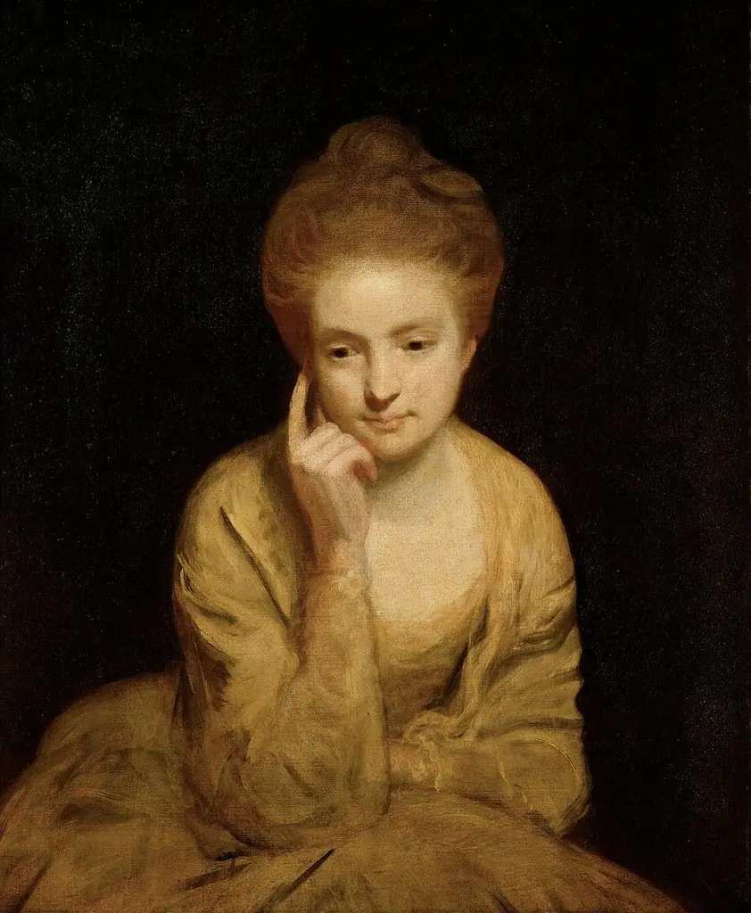 Portrait of a young woman, by Joshua Reynolds