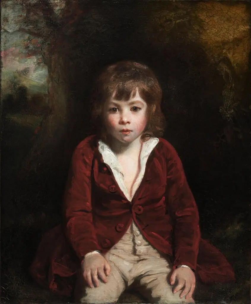 Portrait of Master Bunbury, by Joshua Reynolds