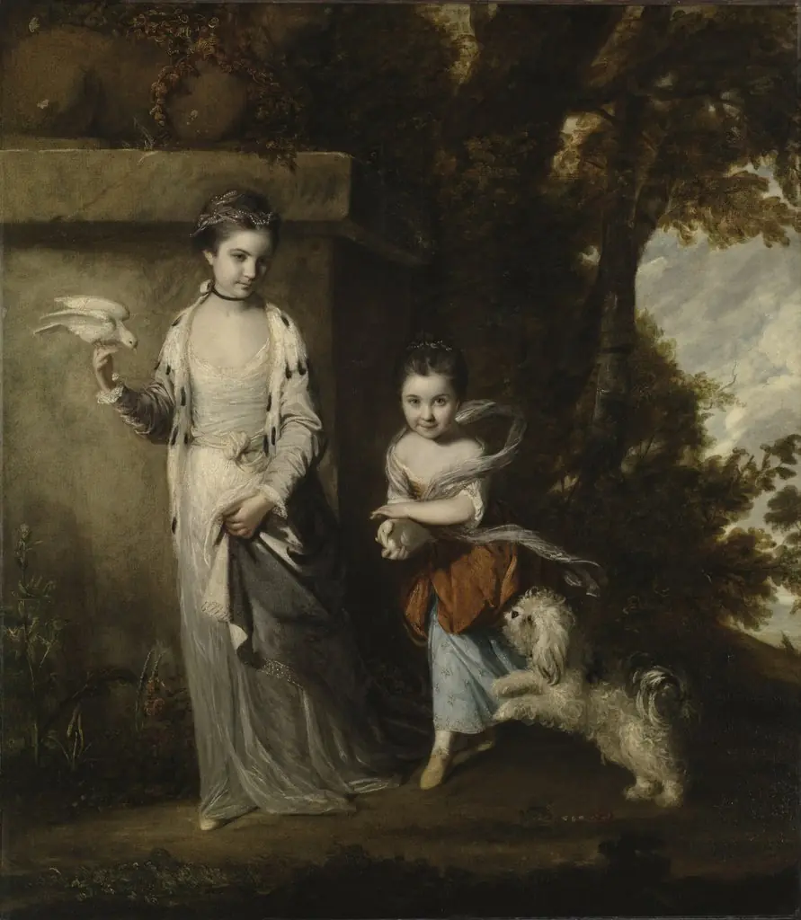 Portrait of the Ladies Amabel and Mary Jemima Yorke, by Joshua Reynolds