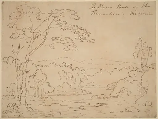 The Horse Shoe on the Shenandoah, Virginia, by Joshua Shaw