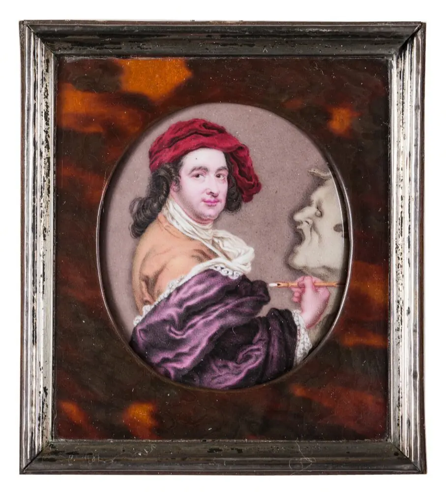 David Richter the Elder. Copy after RIchter´s Self-Portrait, by Josie Barbette