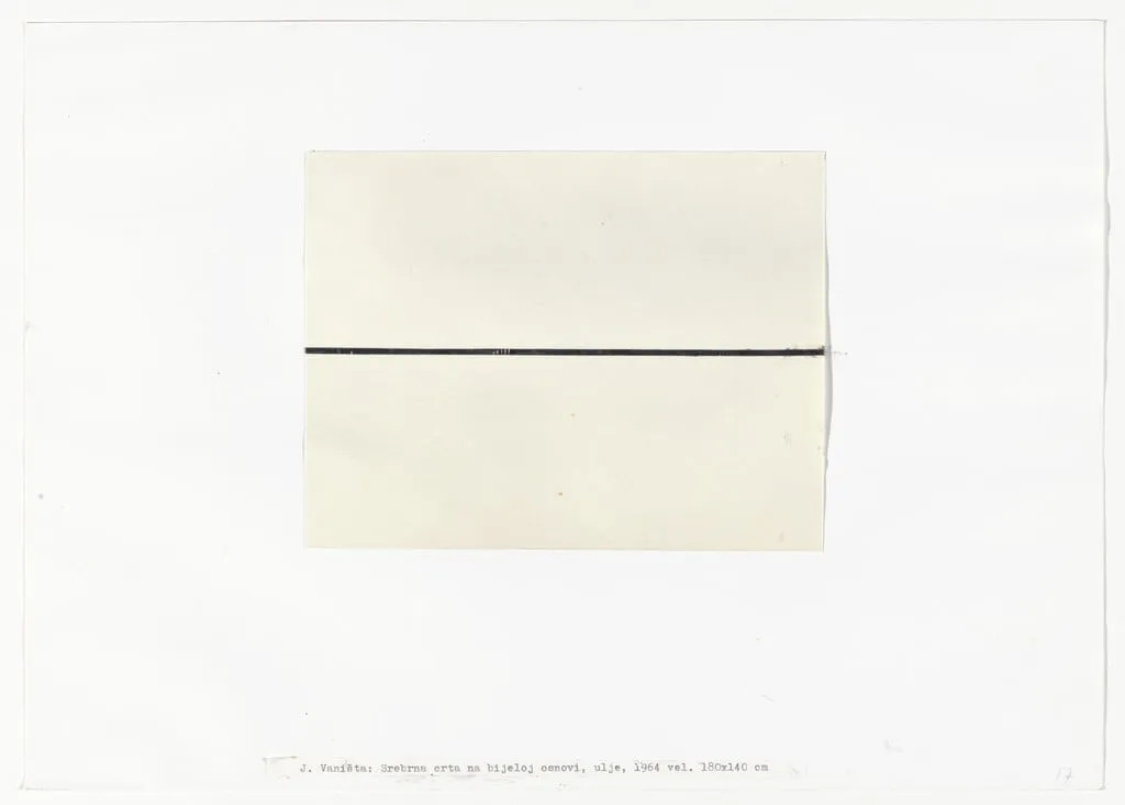 Untitled, by Josip Vaništa, oil, 1964