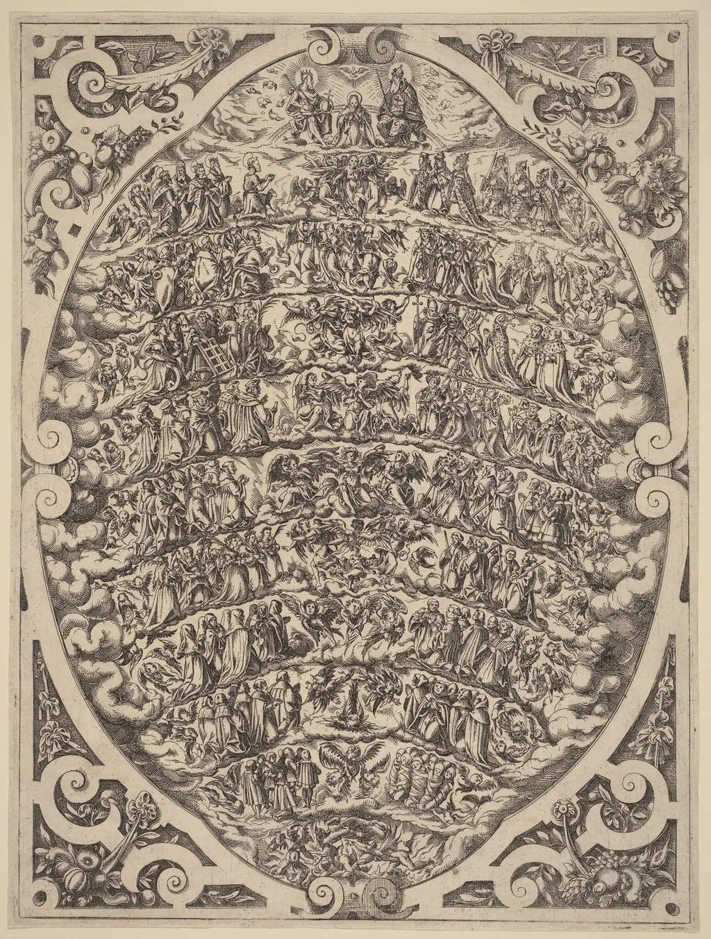 The Hierarchy of the Heavens, by Jost Amman, 1565