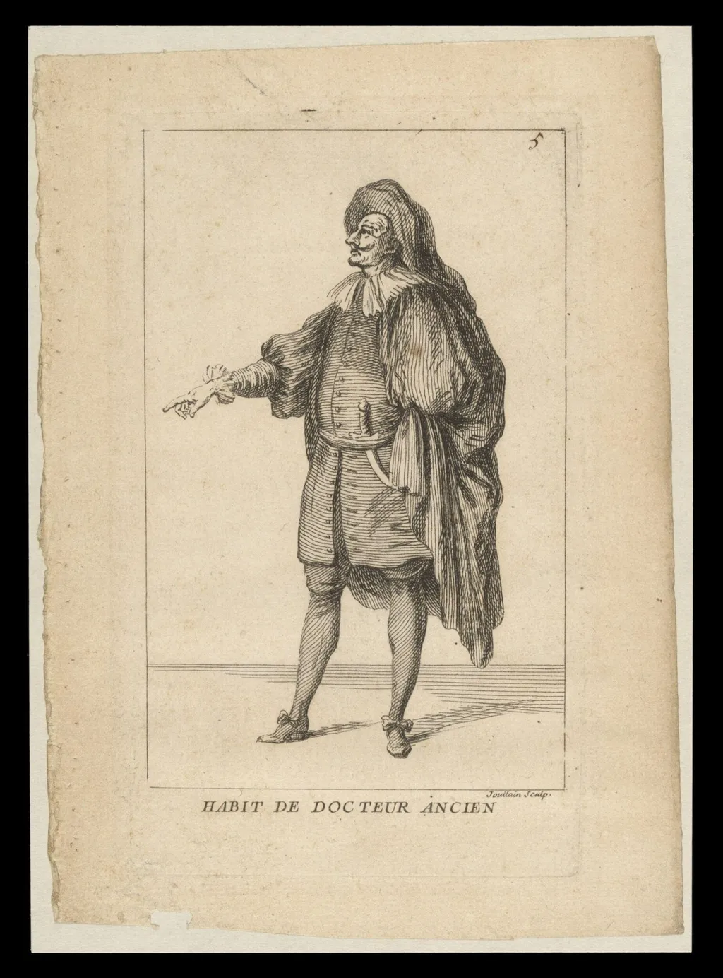 H Beard Print Collection, by Joullain, 1750