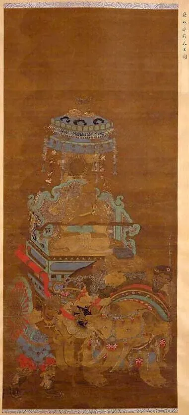 明 佚名 遊行天王圖 軸|Journey of the Tianwang (Devaradja), ink, 1599