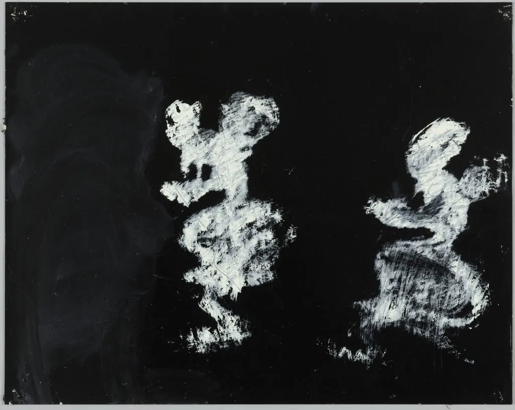 Untitled, by Joyce Pensato, paint, 2003