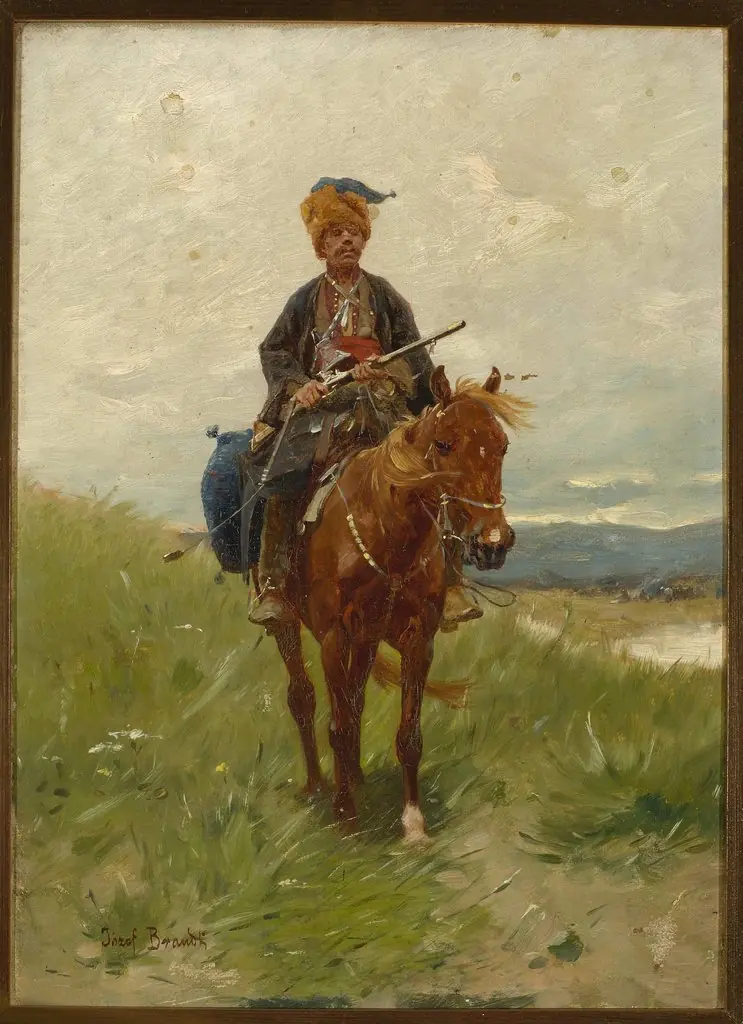Keeping watch, by Józef Brandt