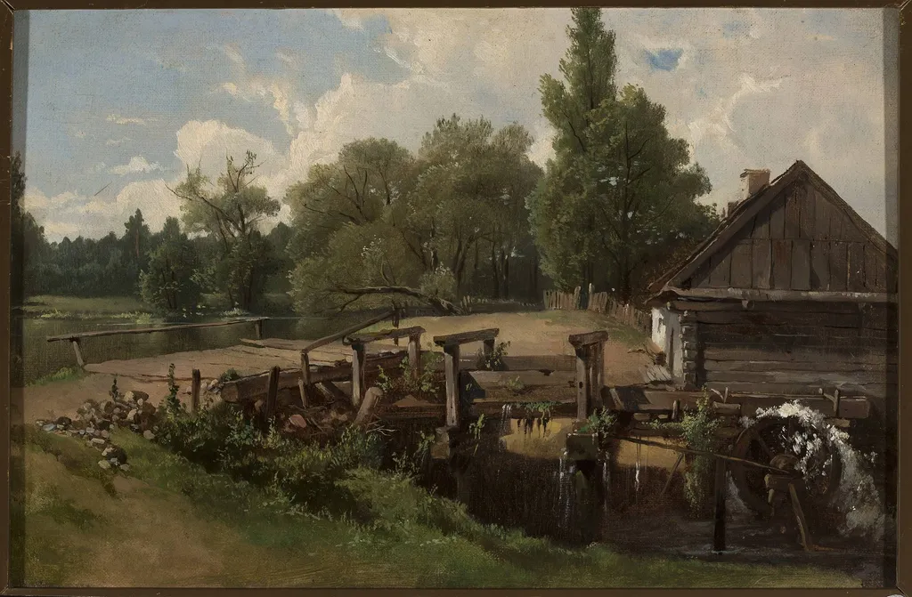 Mill, by Józef Brodowski the Elder, unspecified