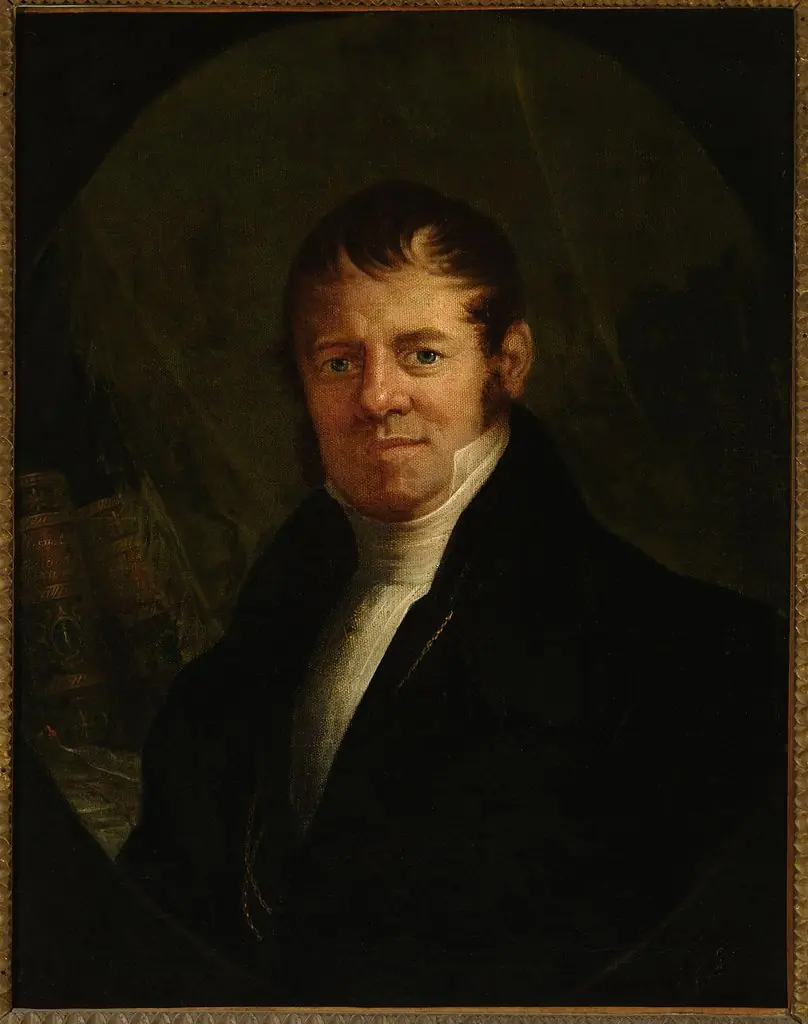 Portrait of Mikołaj Tyrchowski, professor at St. Anne's Secondary School, by Józef Brodowski the Elder