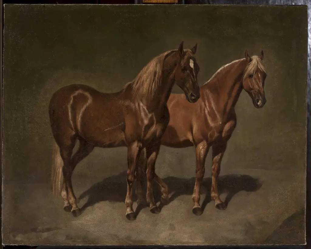 Two horses, by Józef Brodowski the Elder