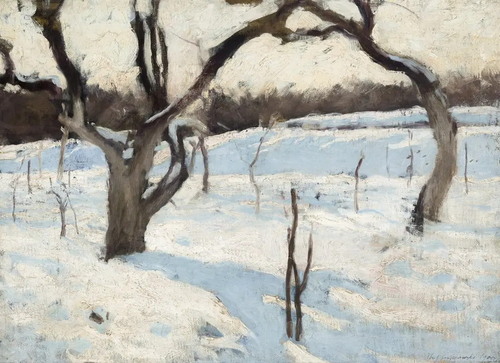 Orchard in Winter